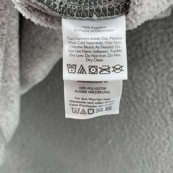 Eddie Bauer Sweater Men's XL 1/4 Button Outdoor Gorpcore Preppy Performance Tech - Picture 8 of 10